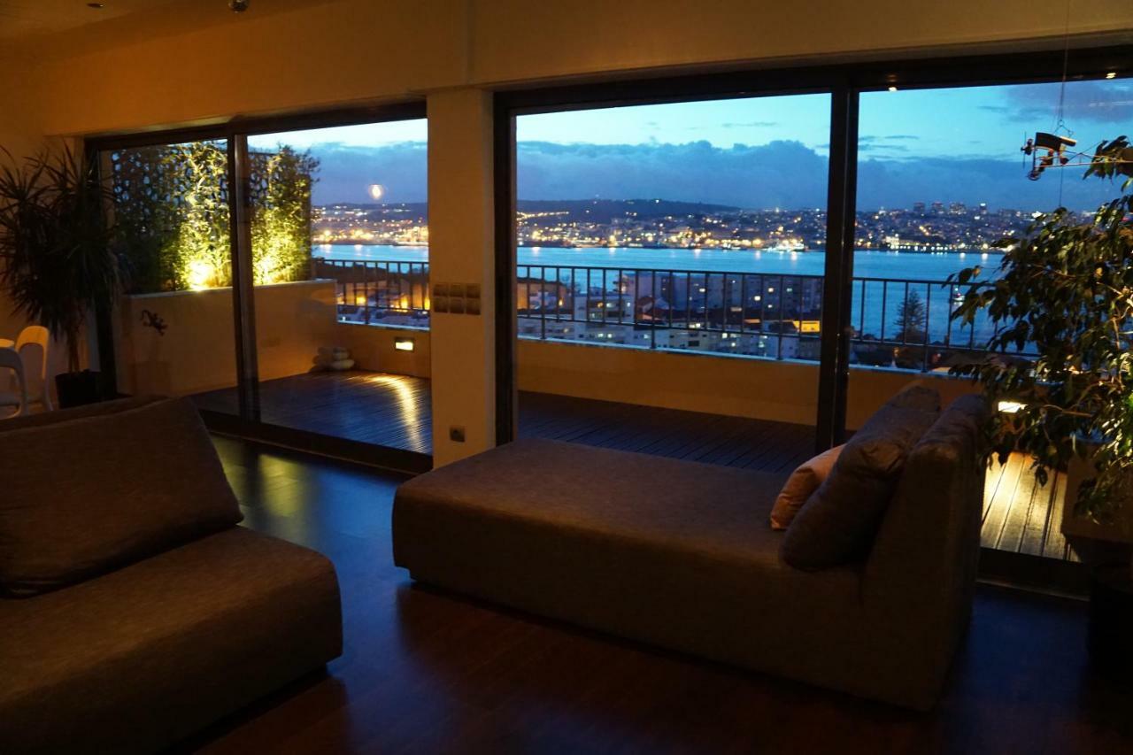 Penthouse Bellevue Appartamento Almada Esterno foto