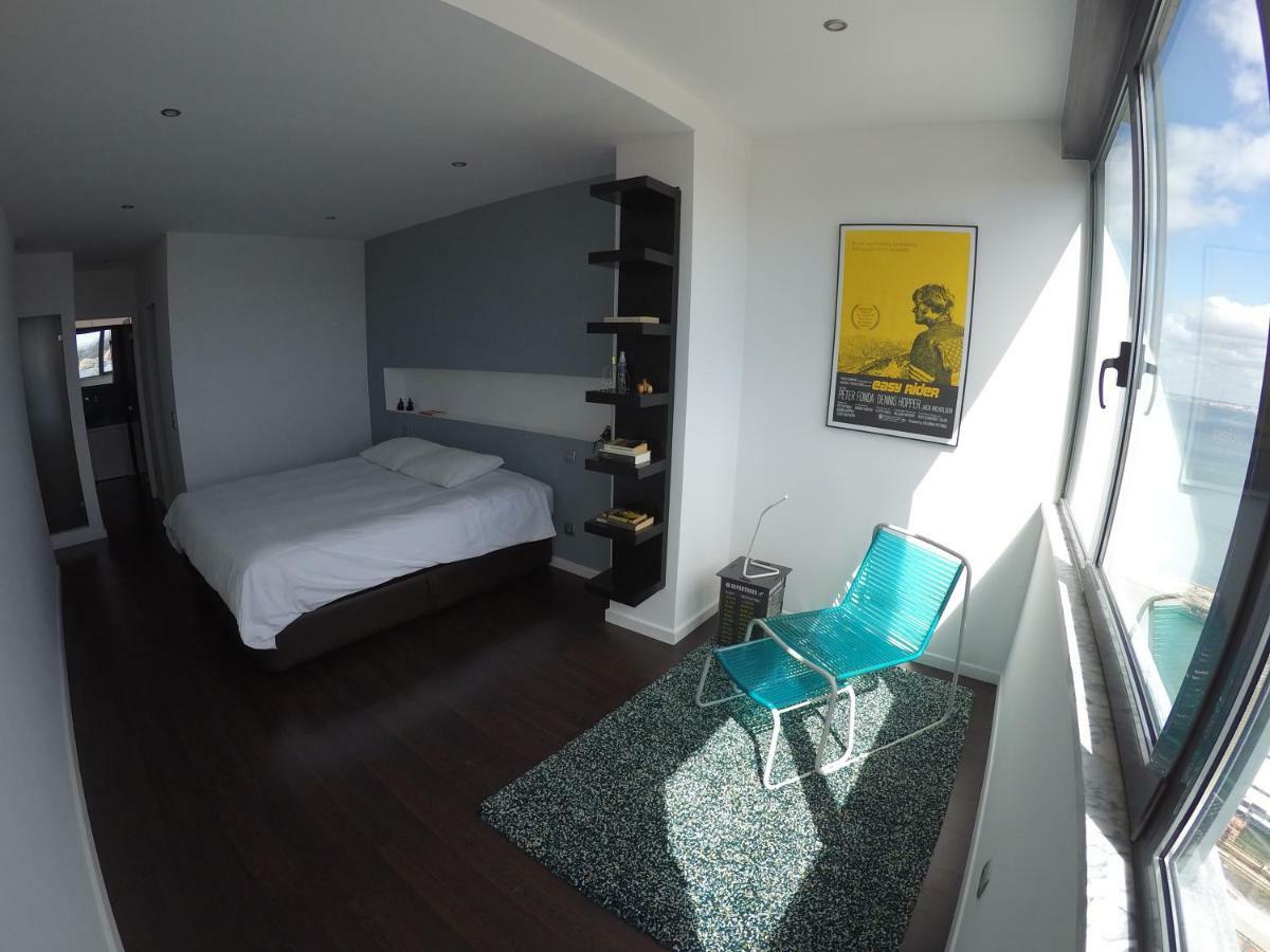Penthouse Bellevue Appartamento Almada Esterno foto
